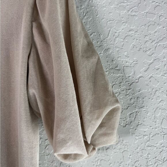 COS Cream Knitted Sheer Dress Puff Sleeves Size EUR XS - Picture 2 of 10